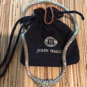 John Hardy silver and gold necklace wi/ pendant